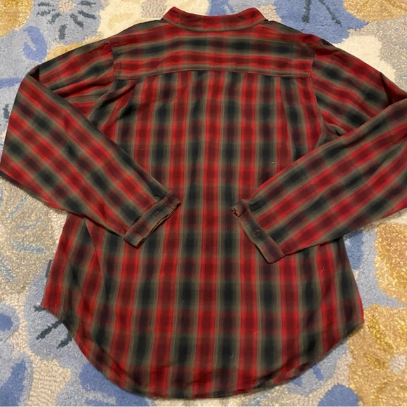 Woolrich Plaid Tuxedo Front Top Banded Collar - Picture 7 of 7